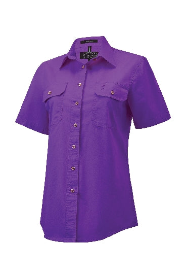 ladies purple dress shirt Port Authority L608 Ladies Long Sleeve Easy Care Shirt