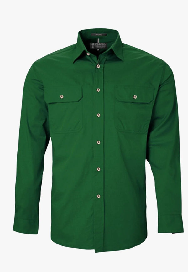 Pilbara Mens Open Front Shirt RM500BT